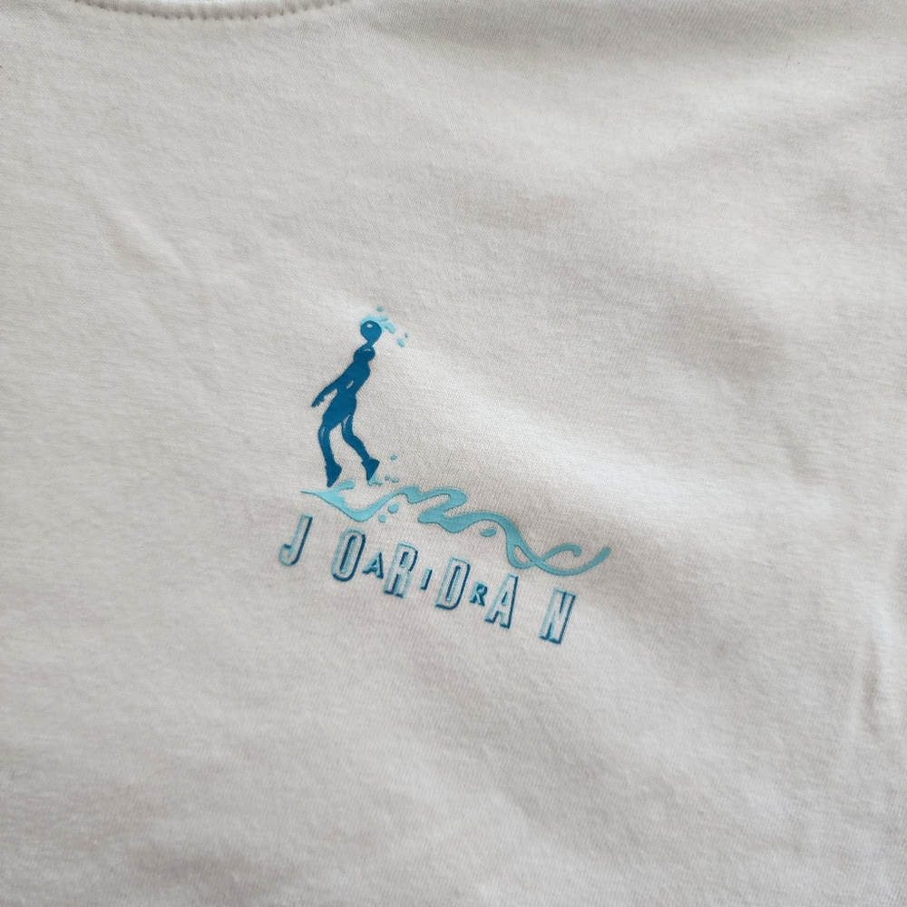 Jordan Essentials Short Sleeve T-Shirt, Men's Size XXL, GUC - White - Picture 4 of 11